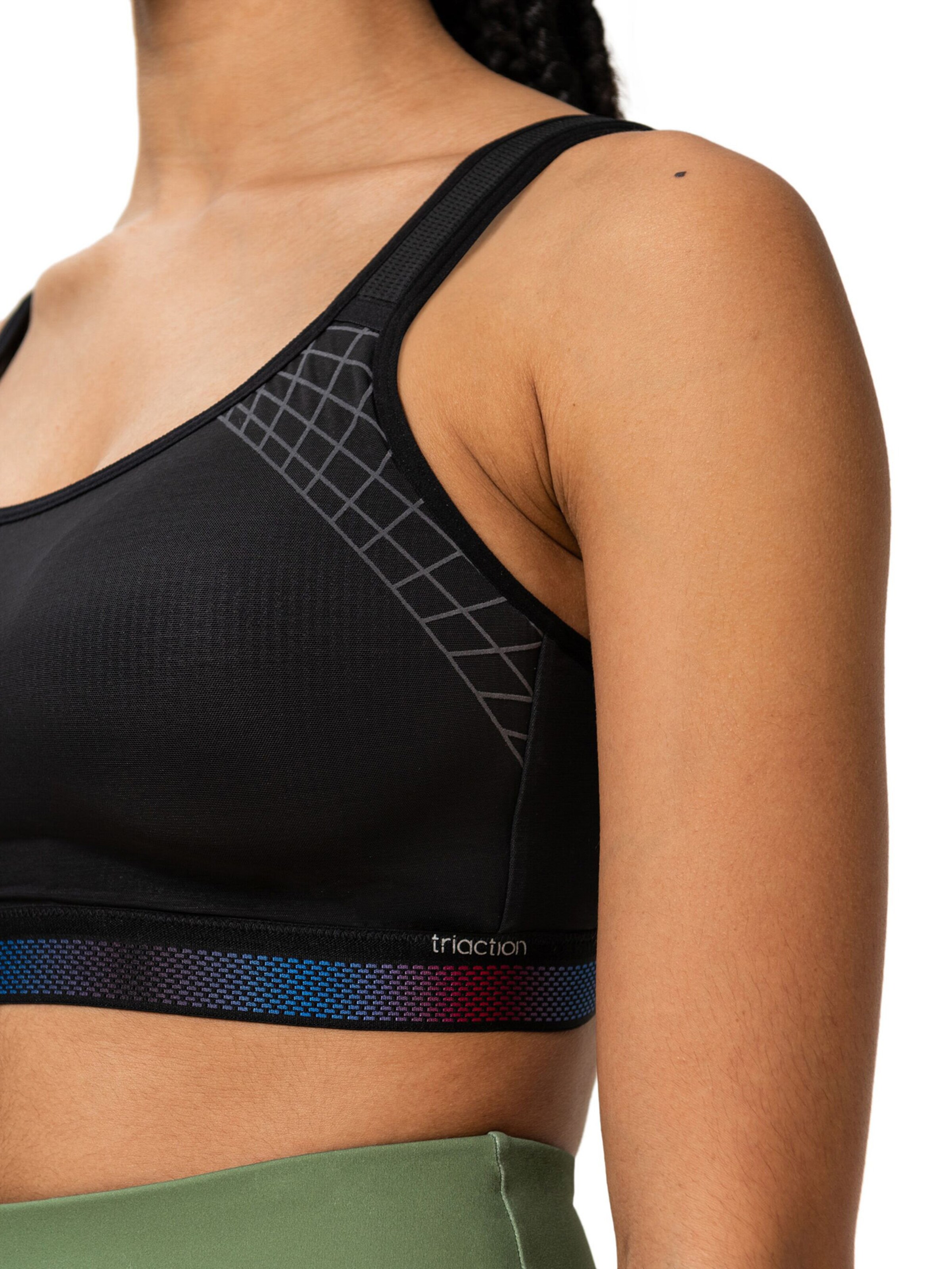 TRIUMPH High support Sport bh ' Triaction Cardio Flow ' in Zwart