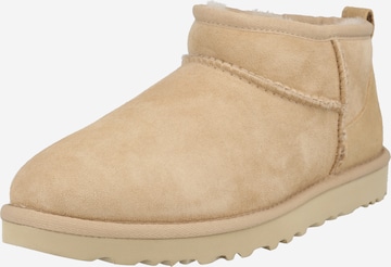 UGG Talvisaappaat 'Classic Ultra Mini' värissä ruskea: edessä