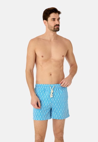 Gassa d'Amante Zwemshorts 'Praiano' in Blauw: voorkant