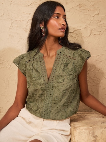love & roses Blouse in Green