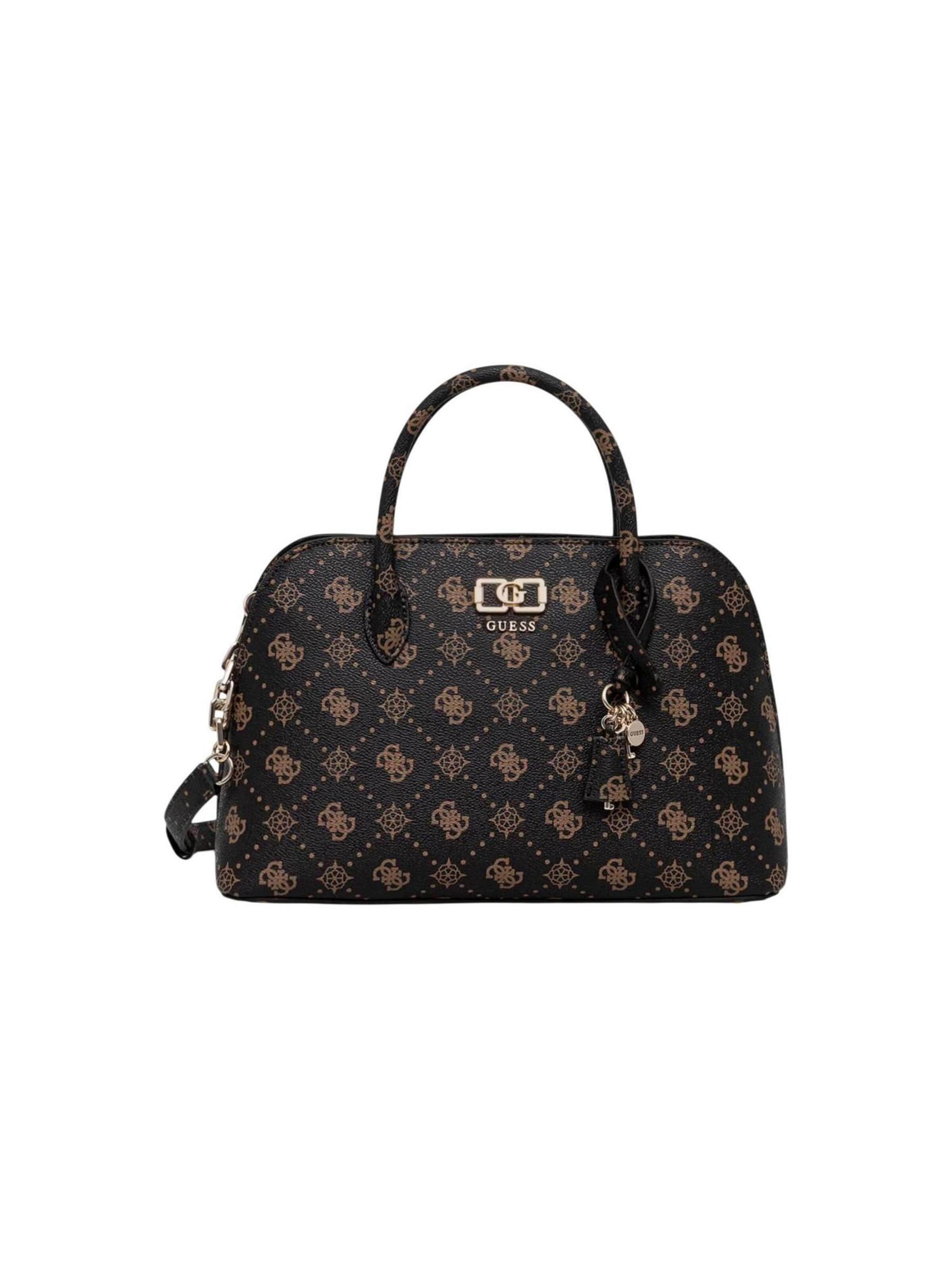 GUESS Schultertasche 'EMELIE'‌ in Braun: Vorderseite