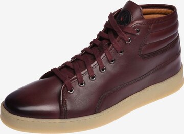Gordon & Bros High-Top Sneakers in Red: front