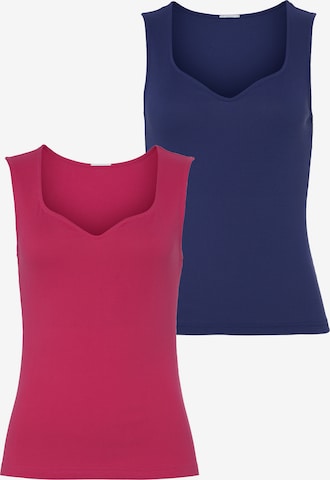 VIVANCE - Top en azul: frente