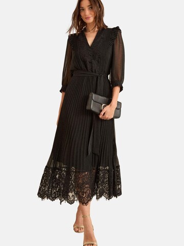 Robe love & roses en noir : devant