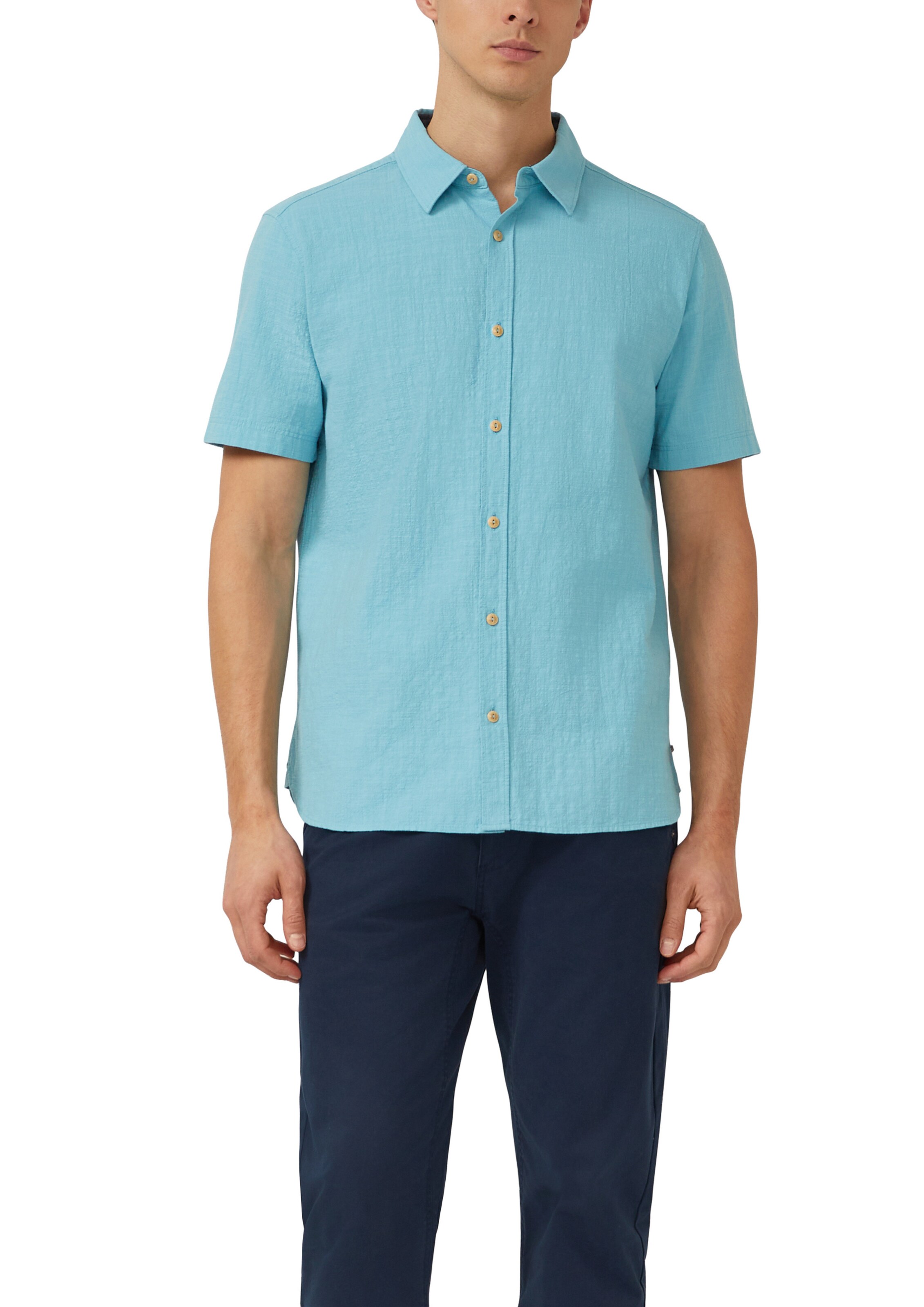 s.Oliver Regular fit Button Up Shirt in Blue