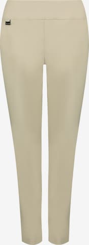 Lisette L Skinny Broek in Beige: voorkant