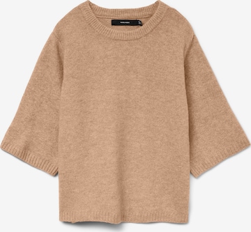 Vero Moda Curve - Jersey 'VMCBOOM' en marrón: frente