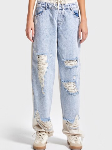 IT'S BASIC Loose fit Jeans 'Skater Mid Rise Jeans' in Blue