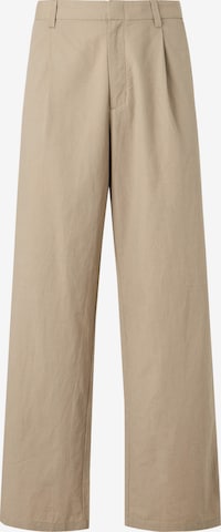 Samsøe Samsøe Loosefit Laskoshousut 'Valentin' värissä beige: etupuoli