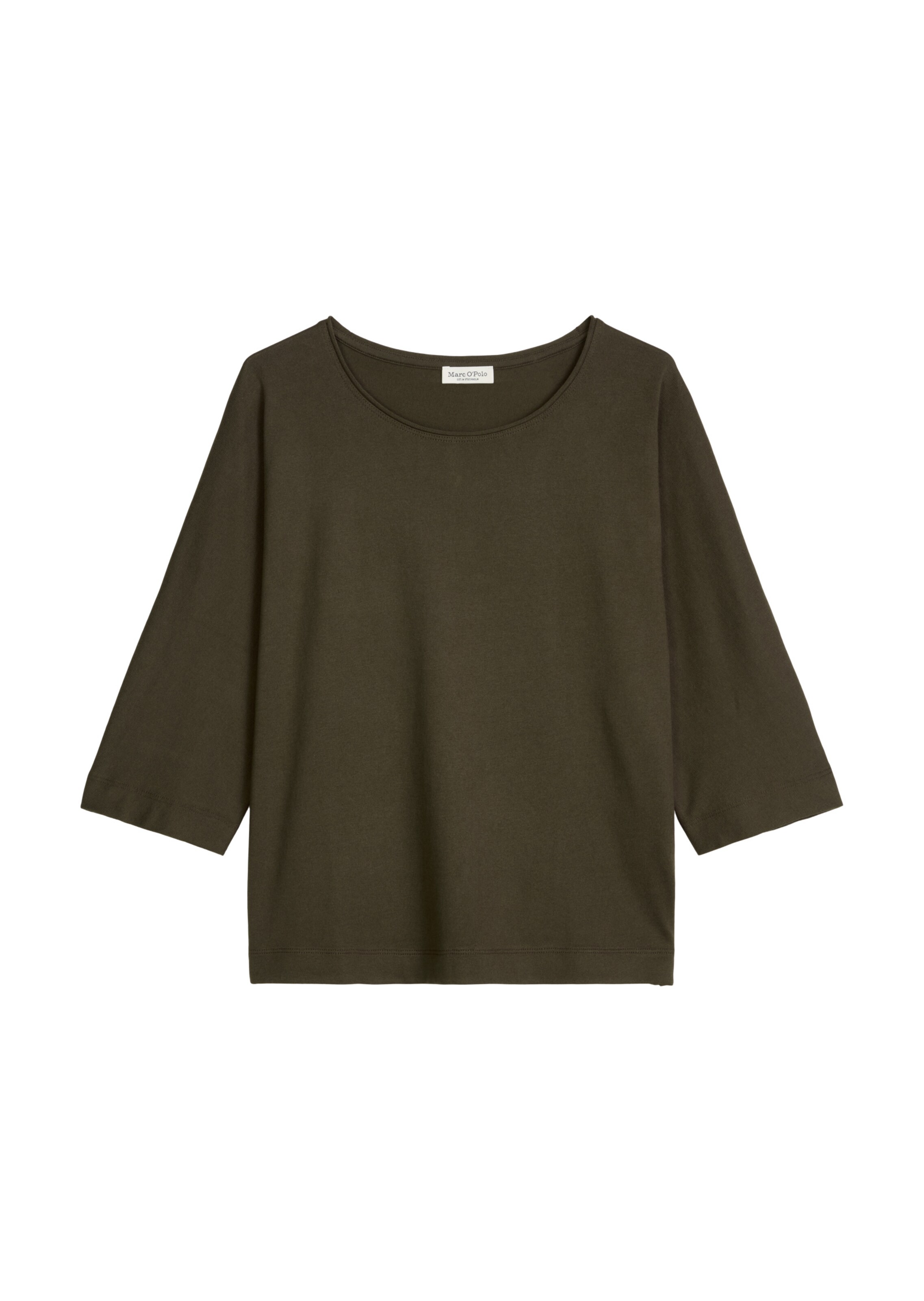 Marc O'Polo T-Shirt in Braun: Vorderseite