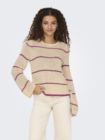 JDY Trui 'JDYMore' in Beige: voorkant