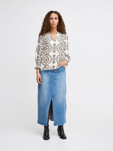 Camicia da donna 'MENEKA' di ICHI in bianco