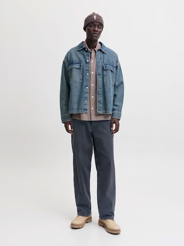 JACK & JONES Baggy Jeans 'JJIALEX JJCARPENTER' in Black