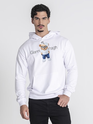 Gianni Kavanagh Pullover in Weiß: Vorderseite