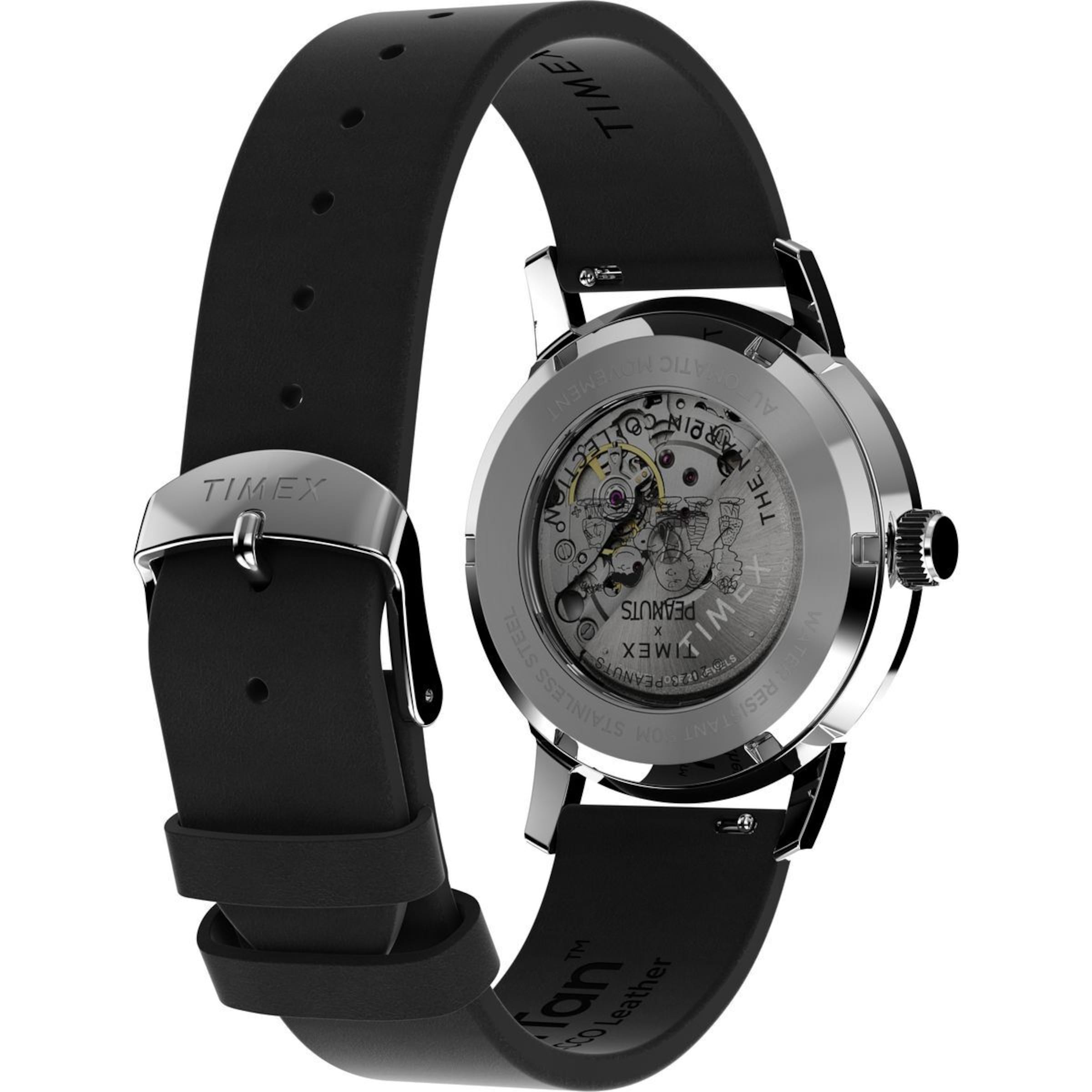 TIMEX Uhr 'Timex Marlin® Automatic x Peanuts Snoopy Flying Ace' in Silber