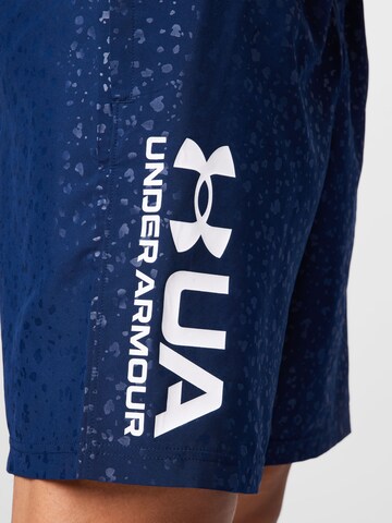 mėlyna UNDER ARMOUR Standartinis Sportinės kelnės