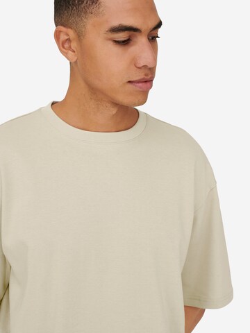 Only & Sons Shirt 'Caspian'‌‌‌‌‌‌‌‌‌ in Beige