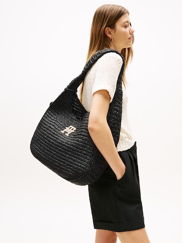 TOMMY HILFIGER Shopper in Schwarz
