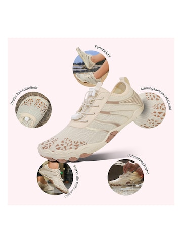 DOTALES Sneakers 'DOTALES - FlowStep Barfußschuhe' in Beige