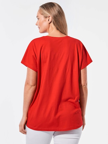 Goldner Shirt in Rot