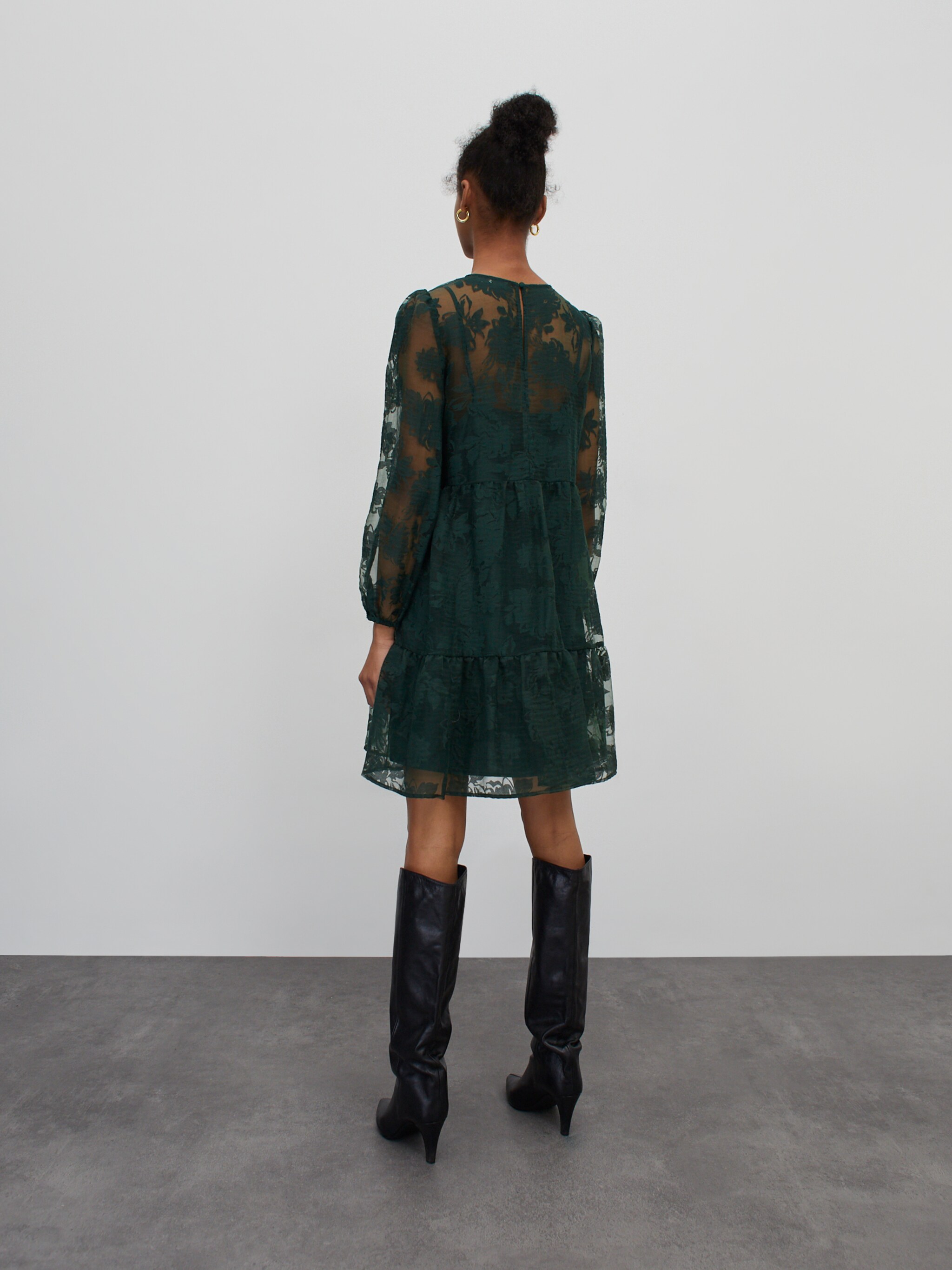 EDITED Producten Jurk 'Jerika' Groen