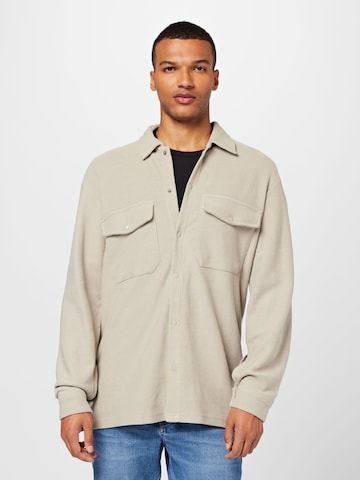 BURTON MENSWEAR LONDON Between-Season Jacket in Beige: front