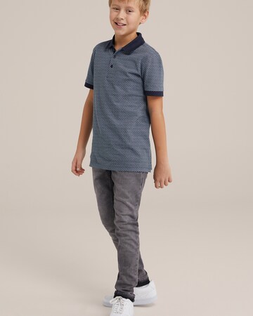 WE Fashion Poloshirt in Blau