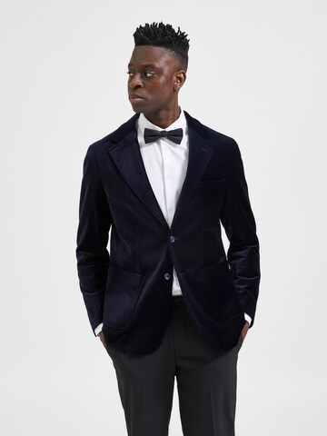 Coupe slim Veste de costume 'Portland' SELECTED HOMME en bleu : devant