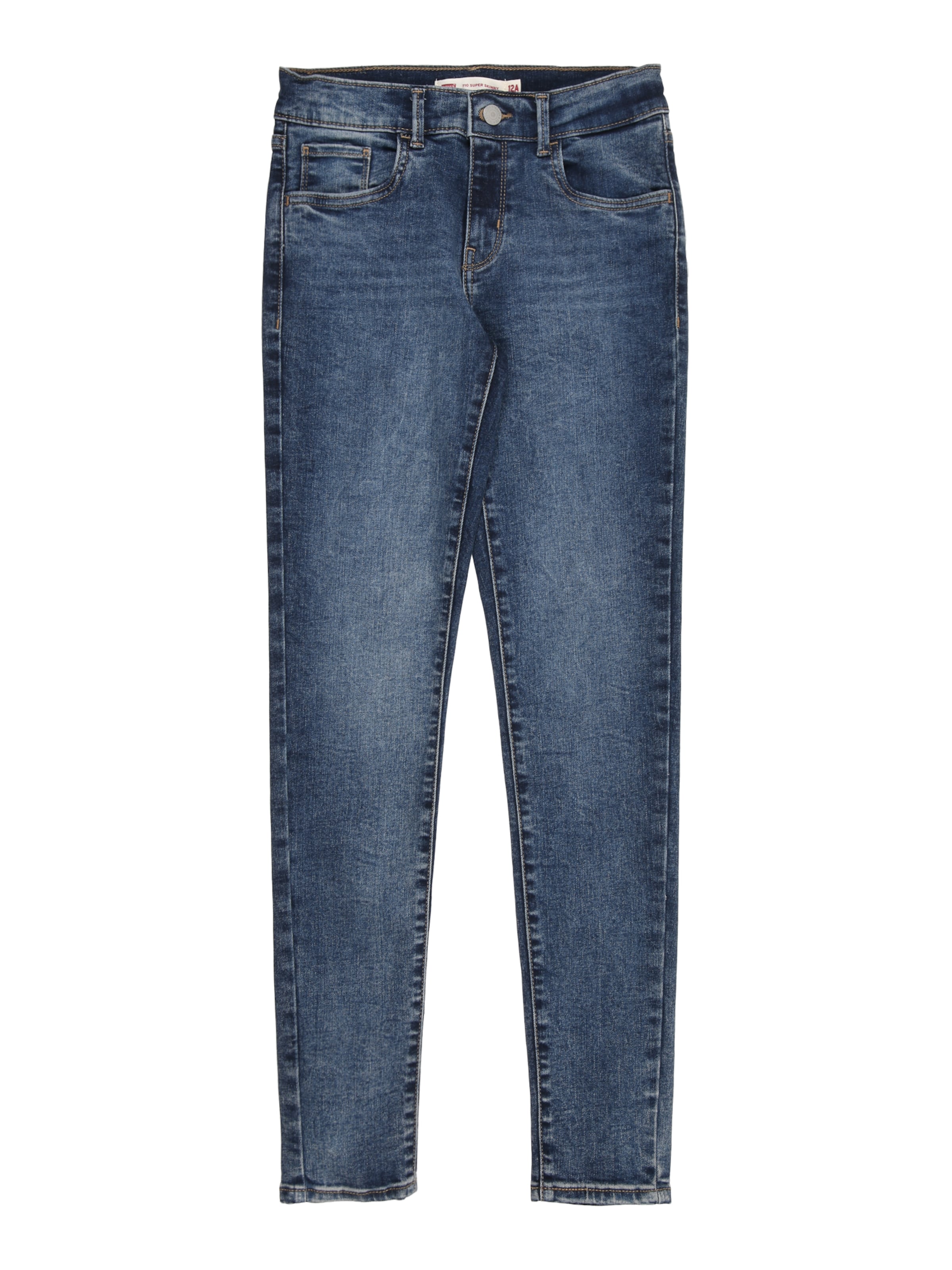 Levi's Kids Skinny Kavbojke '710' | modra barva: sprednja stran