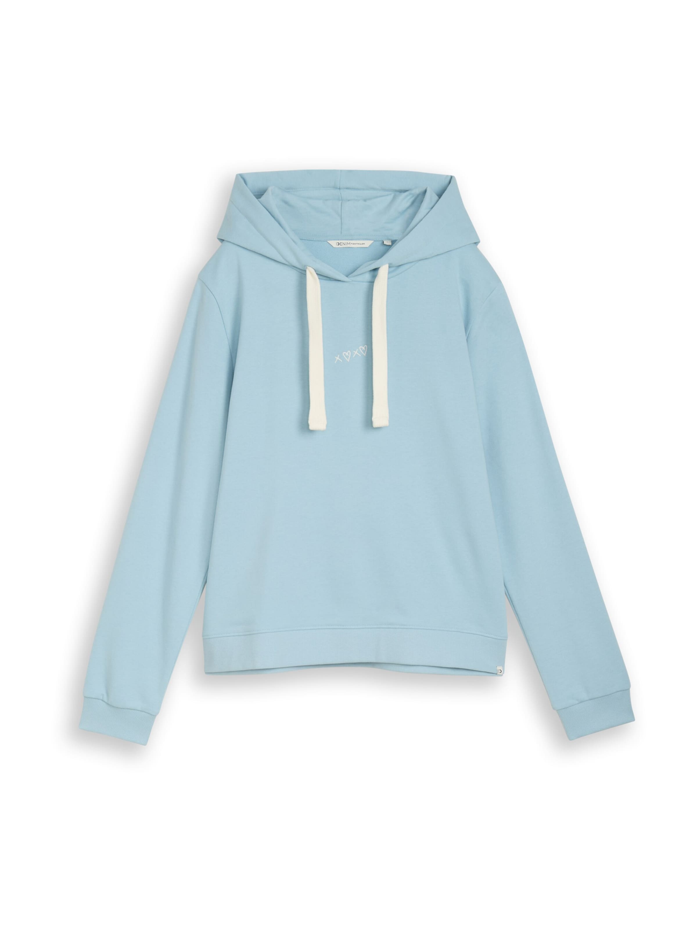 TOM TAILOR DENIM Sweatshirt in Blue: front