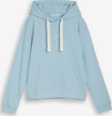 TOM TAILOR DENIM Majica | modra barva: sprednja stran