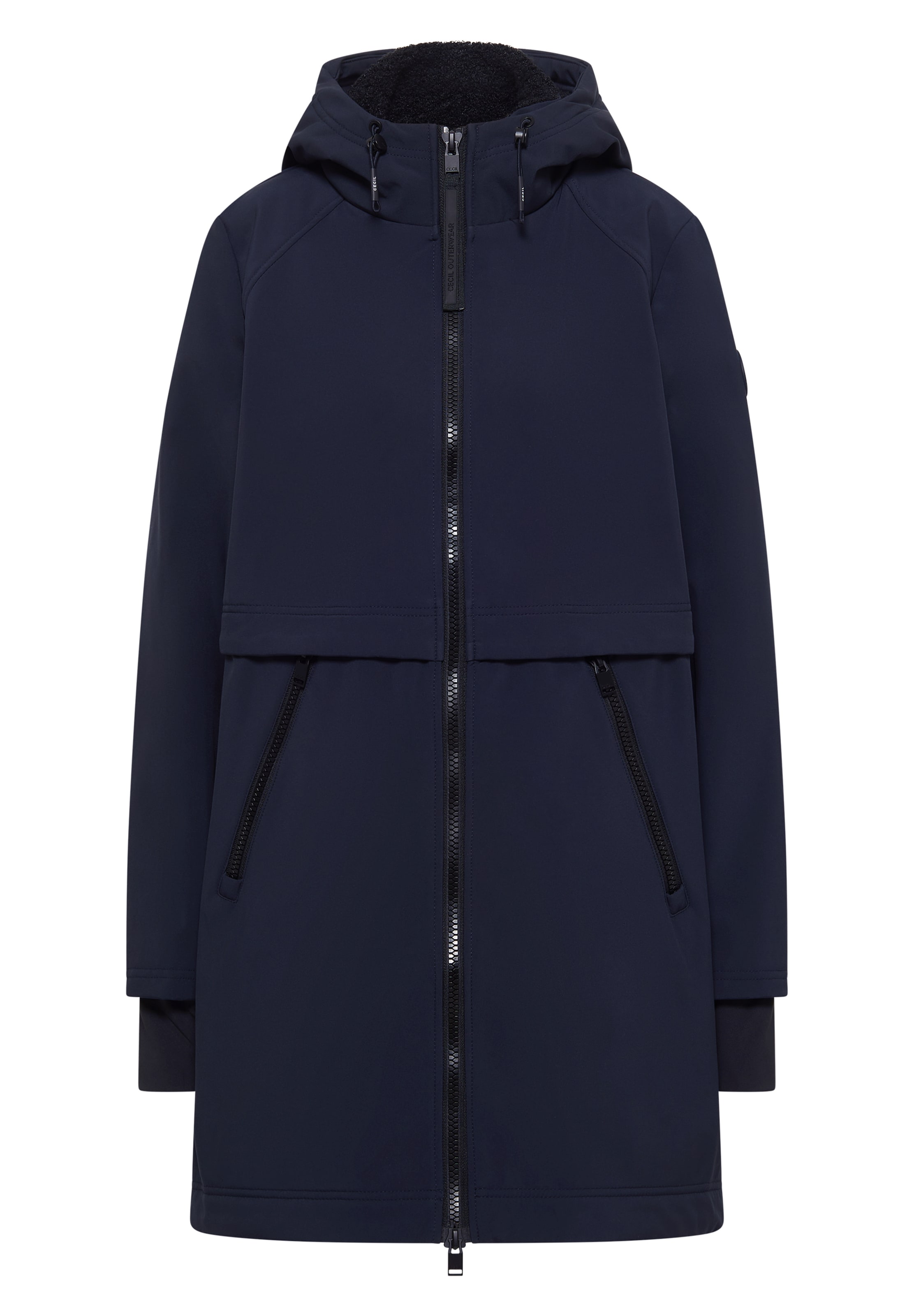 CECIL Mantel in L in navy, Produktansicht