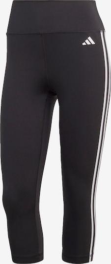 ADIDAS PERFORMANCE Pantalón deportivo 'Train Essentials 3-Stripes High-Waisted 3/4' en negro / blanco, Vista del producto