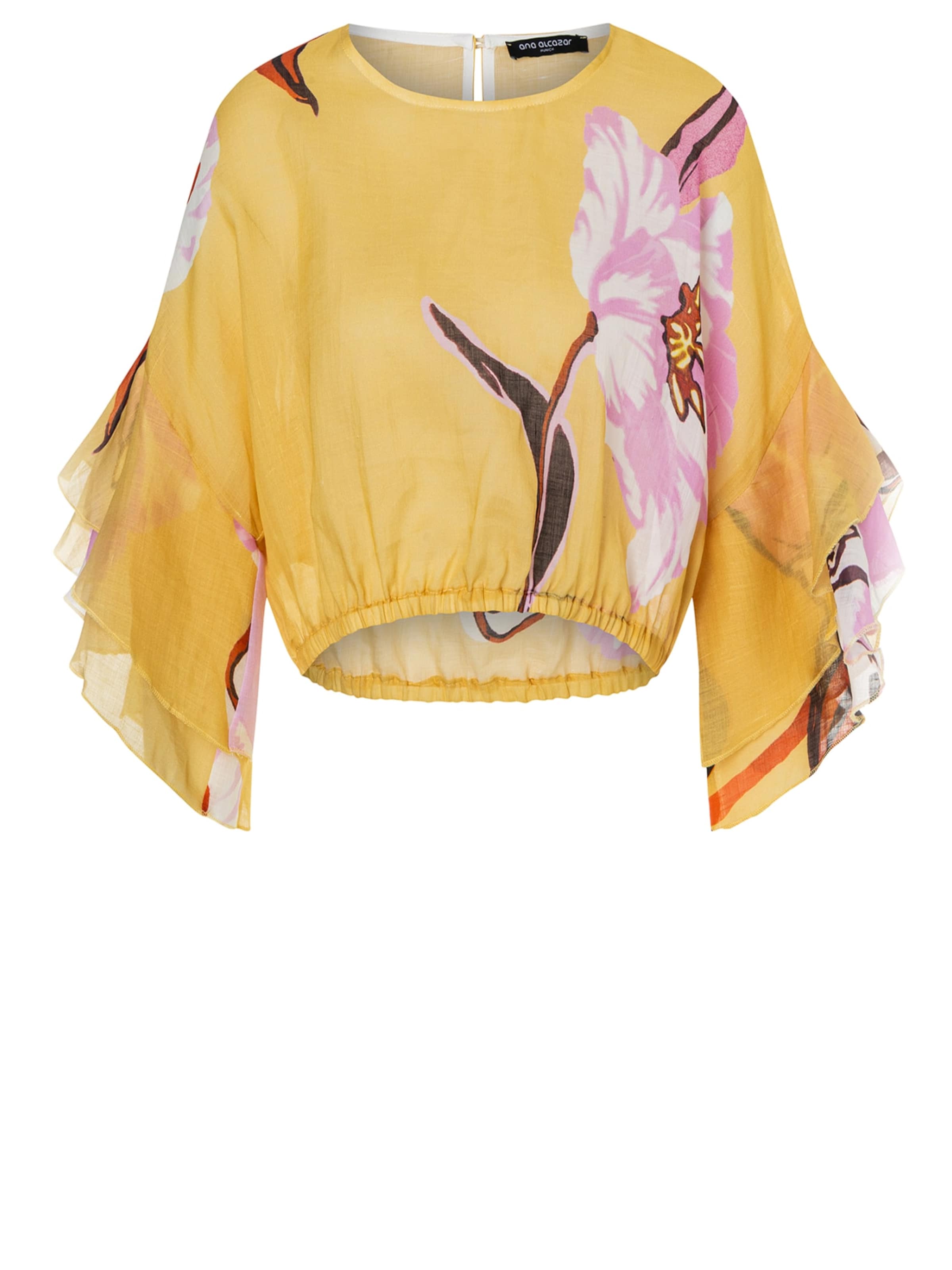 Ana Alcazar Top 'Dorexom' in Yellow: front