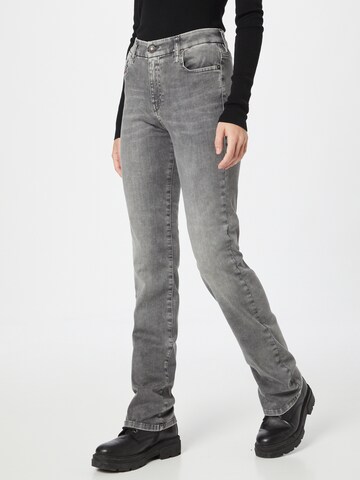 DIESEL Regular Jeans 'SLANDY' in Grijs: voorkant