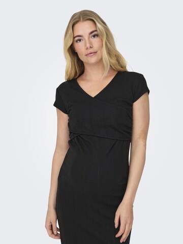 Only Maternity Kleid in Schwarz