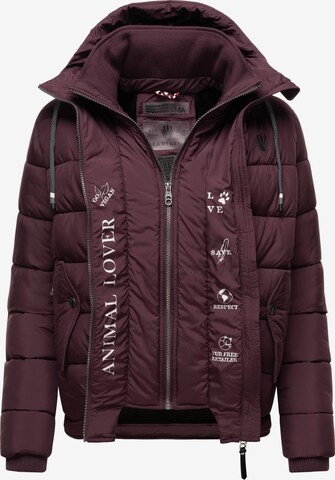 Veste d’hiver 'Taisaa' MARIKOO en rouge