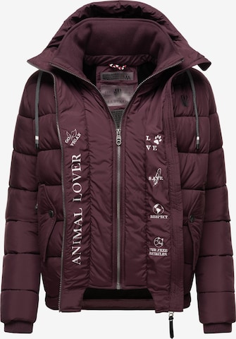 Veste d’hiver 'Taisaa' MARIKOO en rouge