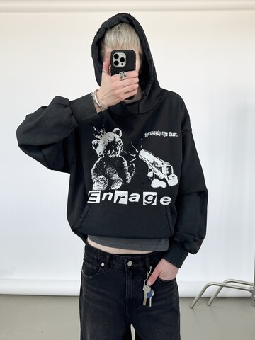 ENRAGE Sweatshirt 'ENRAGE TEDDY' in Schwarz