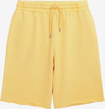 KnowledgeCotton Apparel Regular Pants 'BIRCH' in Yellow: front