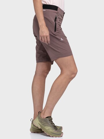 Schöffel Regular Outdoor trousers ' Hiking Shorts Style Blaustein WMS ' in Purple