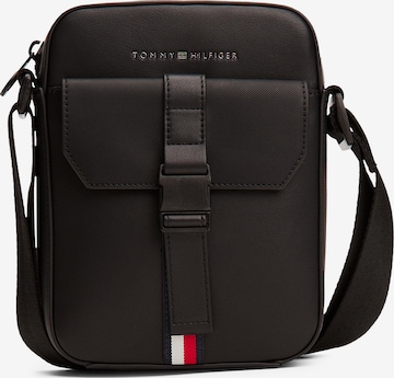 TOMMY HILFIGERTorba preko ramena 'FOUNDATION' - crna boja: prednji dio