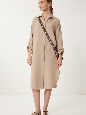 Robe-chemise Happiness İstanbul en beige