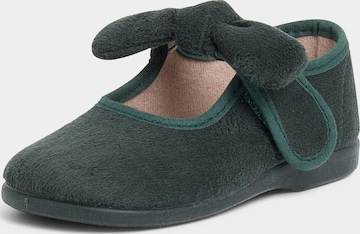 Scarpa bassa di Pisamonas in verde: frontale