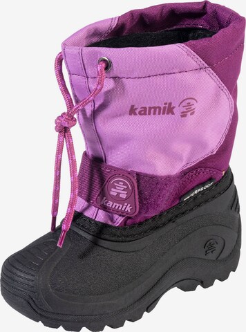 Bottes 'Snowfox' Kamik en violet : devant