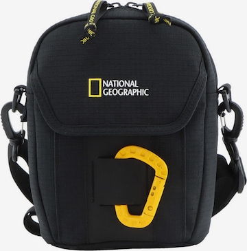 National Geographic Schultertasche 'EXPLORER III' in Schwarz: predná strana