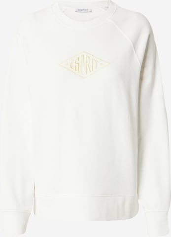 ESPRIT Sweatshirt i hvid: forside