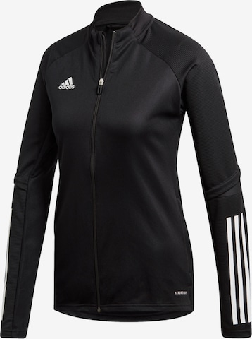 ADIDAS SPORTSWEAR Athletic Jacket in Black: front