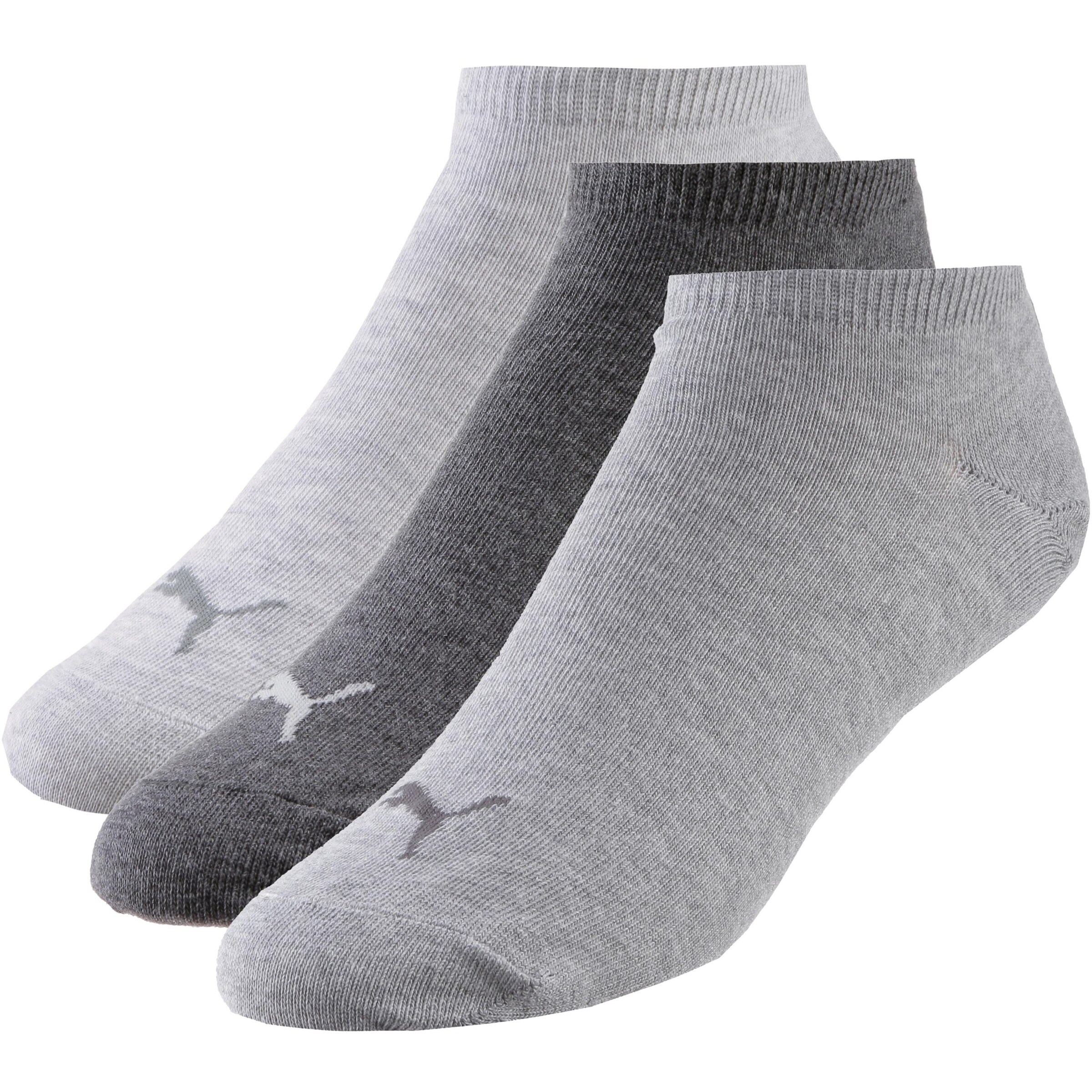 PUMA - Calcetines invisibles en gris: frente