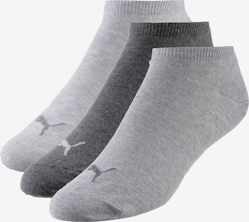 PUMA Ankle Socks in Grey: front